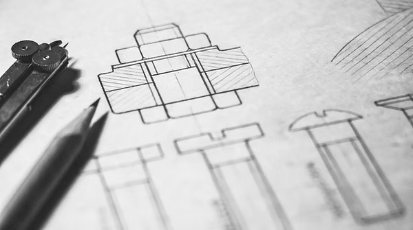 סקיצות הנדסיות - תהליך פיתוח מוצר טרמופורמינג